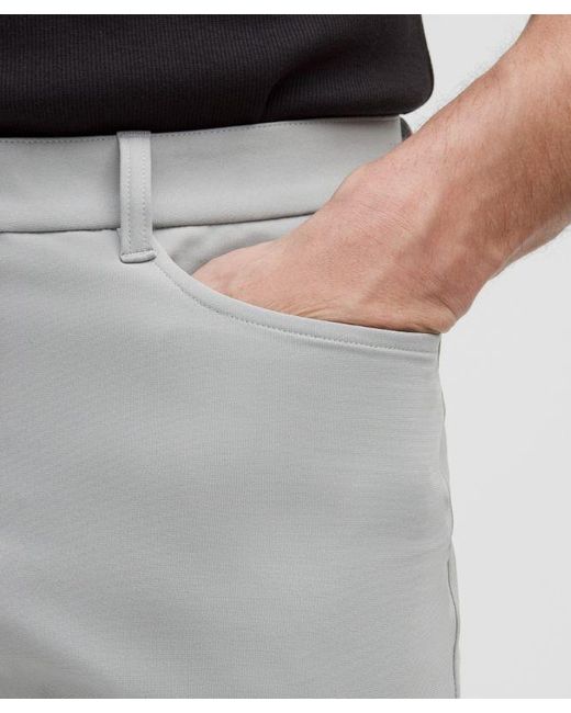 lululemon athletica Multicolor Abc Classic-fit 5 Pocket Trousers 34"l Warpstreme - Color Silver/grey - Size 30 for men
