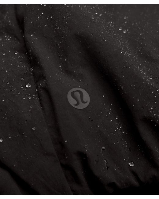 lululemon athletica Black Bubble-Hem 600-Down-Fill Puffer Jacket