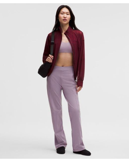 lululemon athletica Red – Define Mid-Rise Track Pants Luon – /Pastel – Size Large