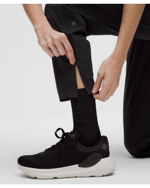 lululemon athletica Black Mile Maker Run Crew Graphic High-Rise Track Pant