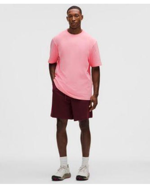 lululemon athletica Pink – Heavyweight Jersey T-Shirt – – Size Large for men