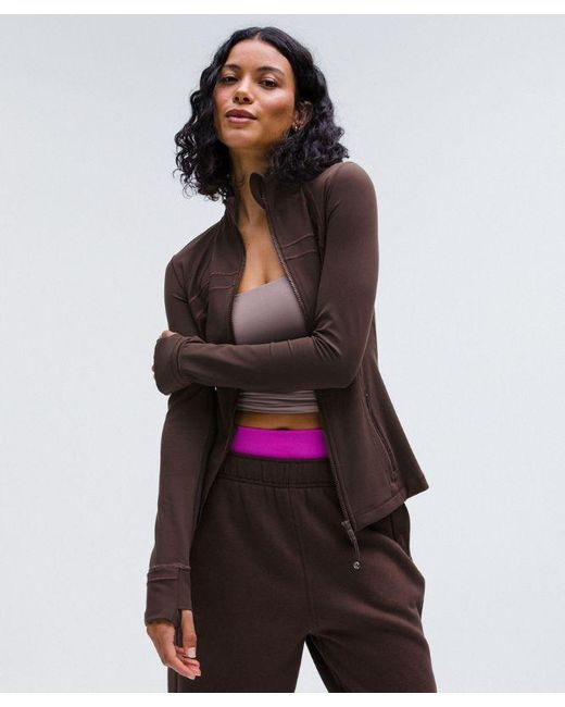 lululemon athletica Brown Define Jacket Nulu