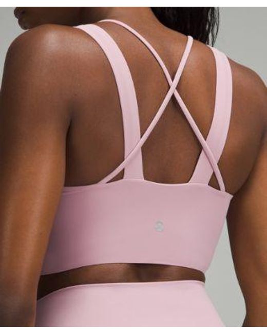 lululemon athletica Red Like A Cloud Longline Bra Light Support, D/Dd Cup