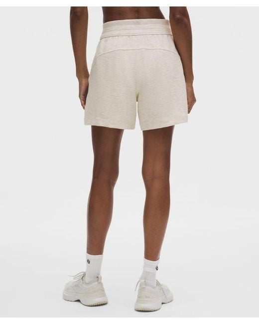 lululemon athletica White Scuba High-Rise Short 5"