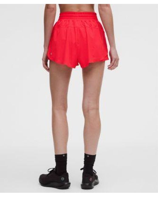 lululemon athletica Red – Shake It Out High-Rise Running Shorts – 2.5" – – Size Large