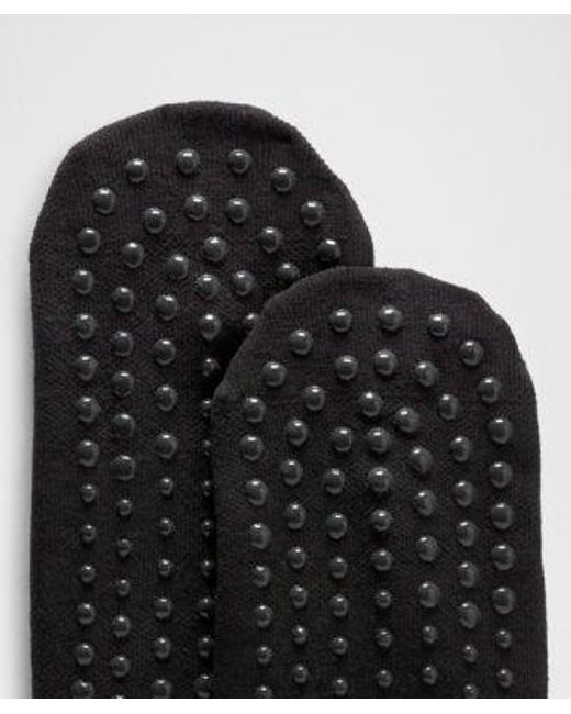 lululemon athletica Black Find Your Balance Grip Socks
