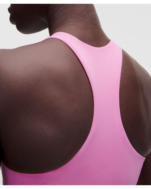 lululemon athletica Red Swift Speed Cropped Tank Top