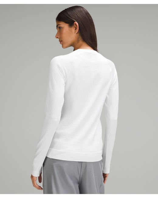 lululemon athletica Rest Less Pullover Long-sleeve Top - Color White - Size  12