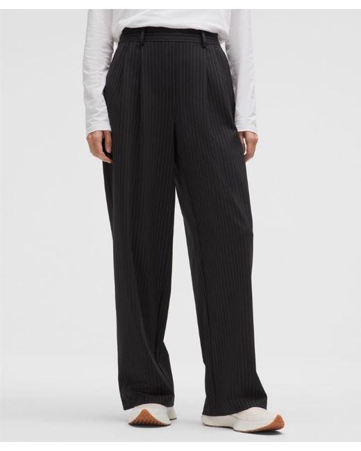 lululemon athletica White – Daydrift High-Rise Wide-Leg Trousers Regular – – Size Large