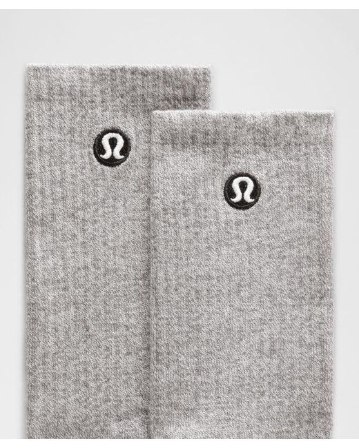 lululemon athletica Gray Daily Essential Crew Socks