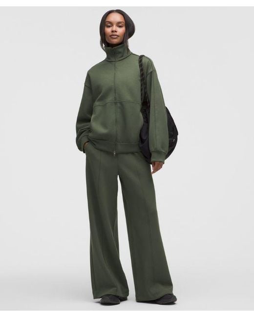 lululemon athletica Green – Smooth Spacer Oversized Full Zip Hoodie – – Size Large