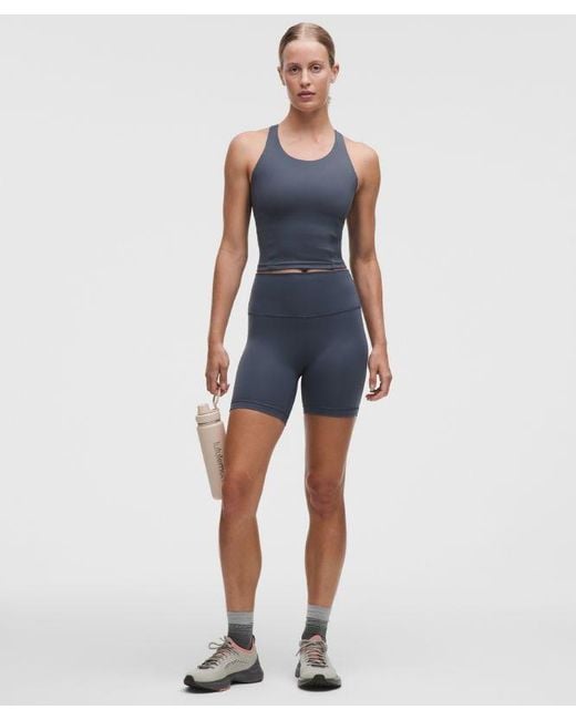 lululemon athletica Blue Wunder Train Racerback Tank Top