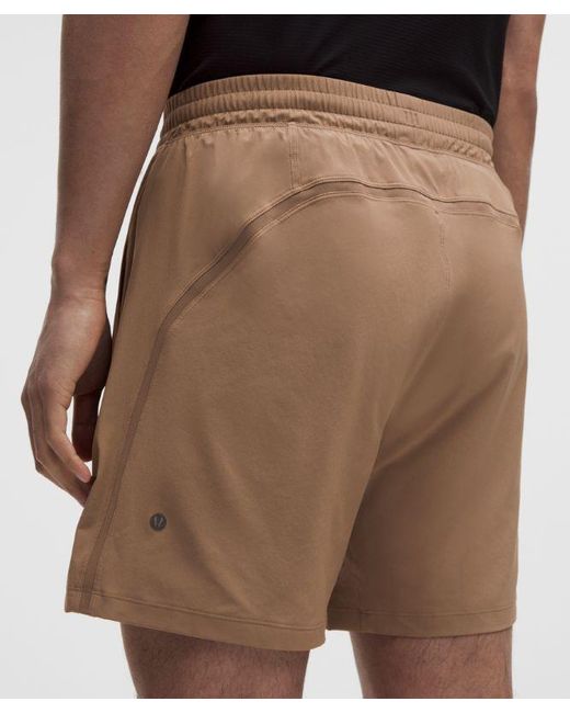 lululemon athletica Black – Pace Breaker Linerless Shorts – 7" – Color Khaki – Size Large for men