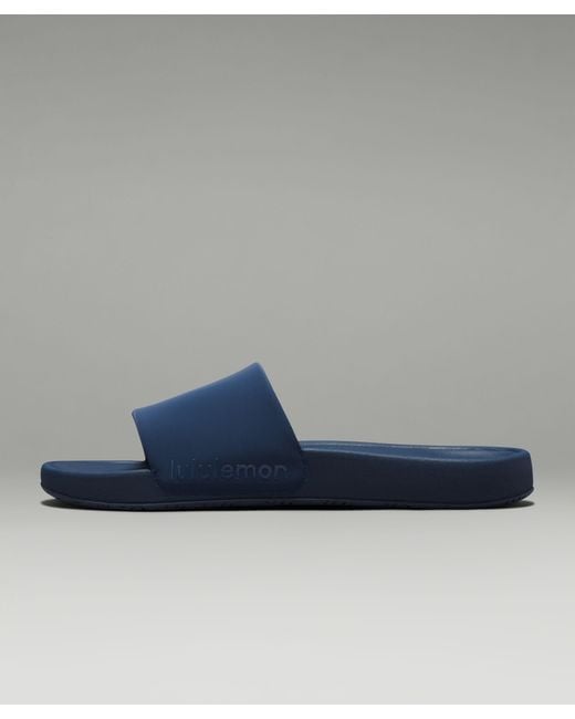 lululemon athletica Blue – Restfeel Slides – – for men