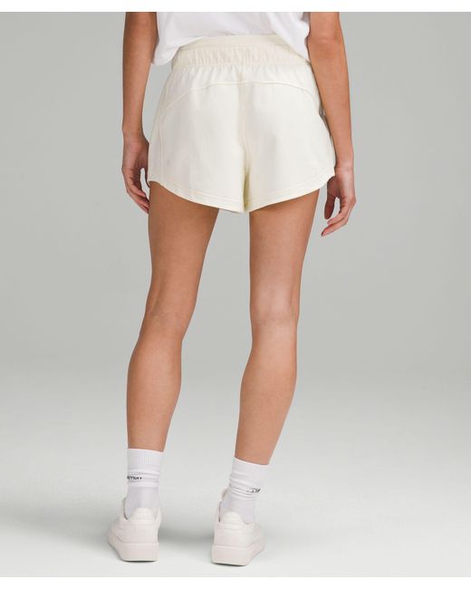 lululemon athletica White – Inner Glow High-Rise Shorts – 3" – /Pastel –