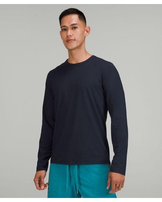 lululemon athletica Blue – Fundamental Long-Sleeve Shirt – – for men