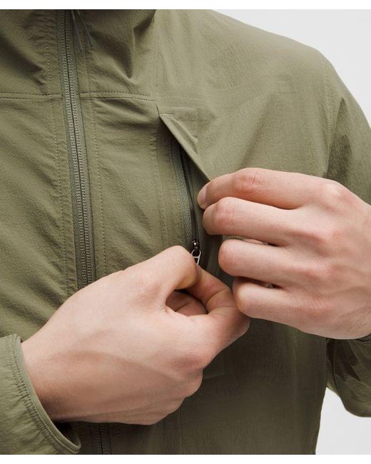 lululemon athletica Green – Sojourn Windbreaker Jacket – – Size Small for men