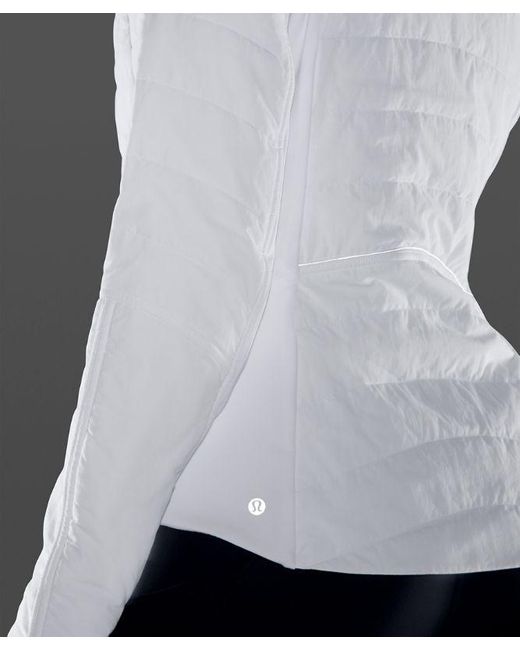 lululemon athletica White Another Mile Jacket
