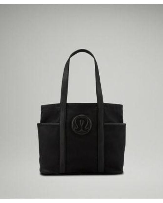 lululemon athletica Black Daily Multi-Pocket Canvas Tote Bag 20L