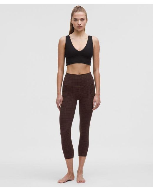 lululemon athletica Red – Align High-Rise Crop Leggings – 23" – – Size 4