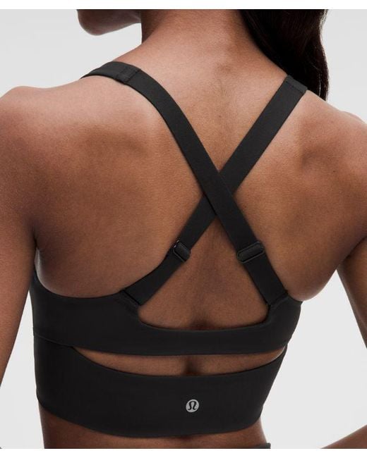 lululemon athletica Black – Like A Cloud Train Sports Bra Medium Support, B/C Cup – – Size 14