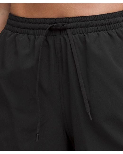 lululemon athletica Black Pace Rival High-Rise Shorts 3"