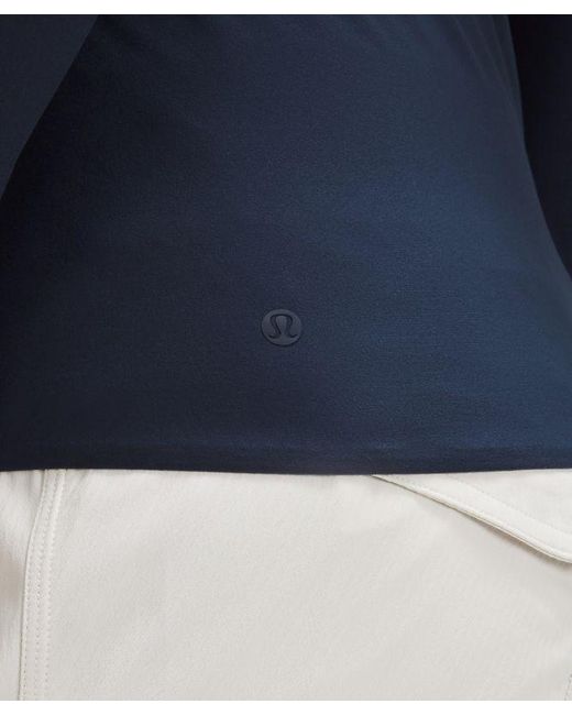 lululemon athletica Blue – Wundermost Ultra-Soft Nulu Crewneck Long-Sleeve Shirt – – Size Large