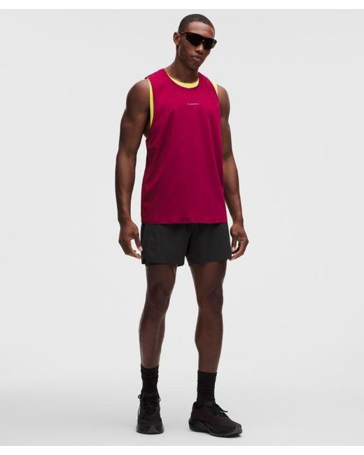 lululemon athletica Black – Fast And Free Lined Running Shorts Design – 5" – – Size Large for men