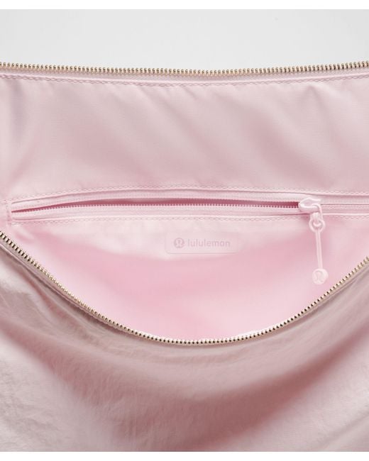 lululemon athletica Pink Convertible Ruched Crossbody Bag