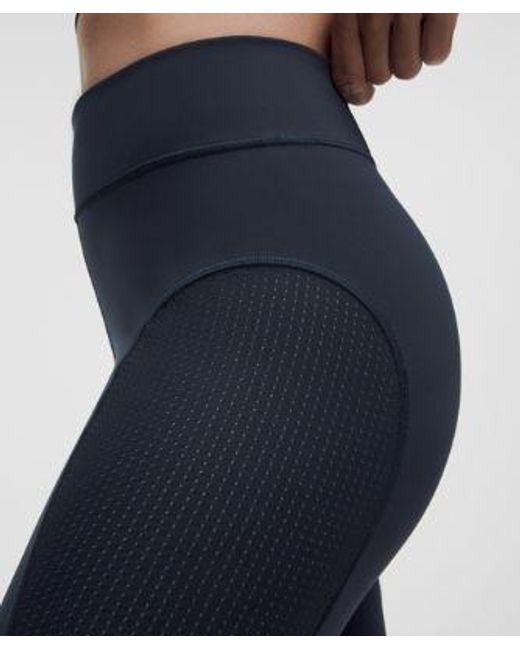 lululemon athletica Blue – -Panelled High-Rise Tight Leggings Slnsh Collection – 28" – – Size 16