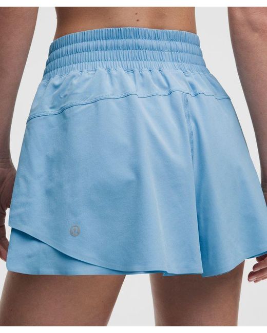 lululemon athletica Blue Shake It Out High-Rise Running Short 2.5"