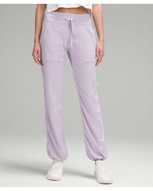 lululemon athletica Dance Studio Mid-rise Pants Regular - Color  Purple/pastel - Size 0