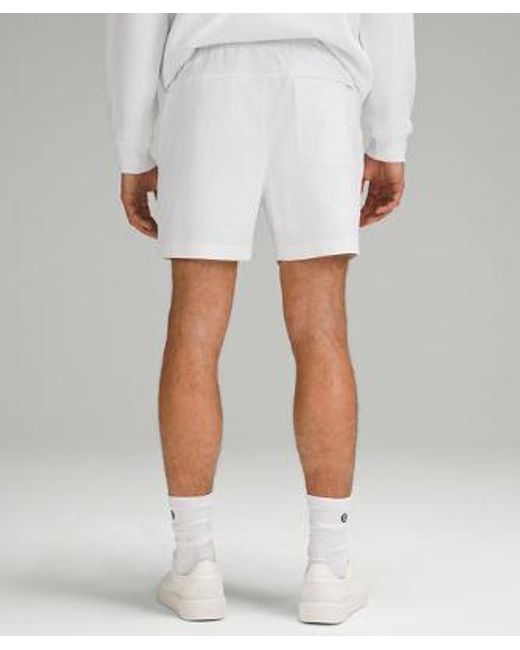 lululemon athletica White Bowline Shorts 5" Stretch Cotton Versatwill for men