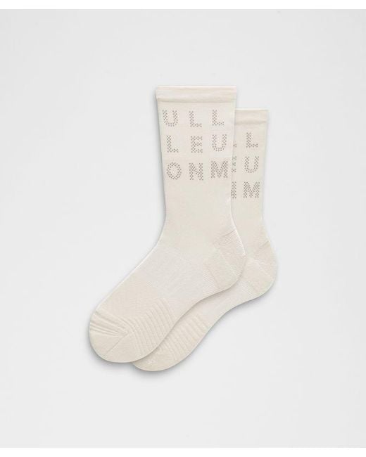 lululemon athletica White Power Stride Crew Socks