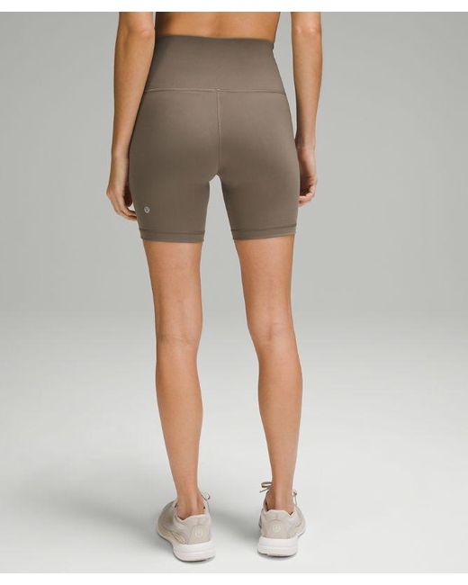 lululemon athletica Green Wunder Train High-rise Shorts - 6" - Color Brown - Size 0