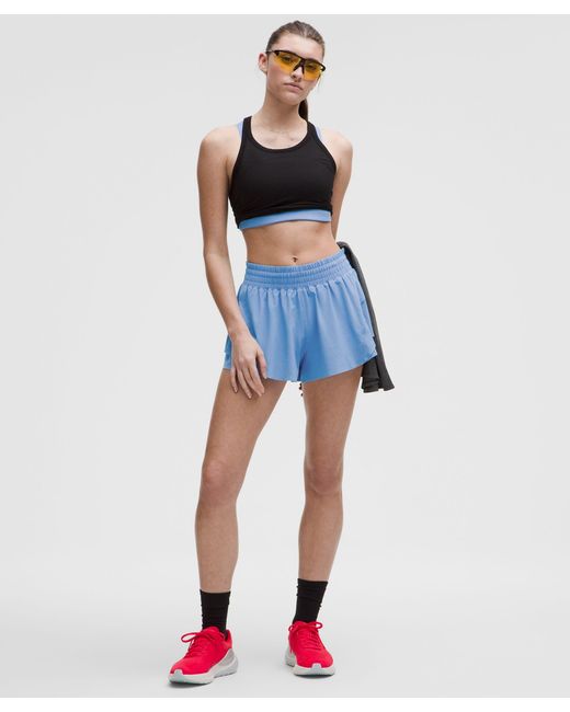 lululemon athletica Blue – Shake It Out High-Rise Running Shorts – 2.5" – – Size Large