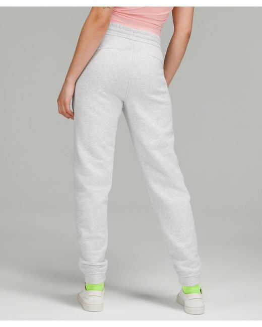 lululemon athletica Loungeful High-rise Joggers Full Length - Color Light  Grey/grey - Size 12 in White