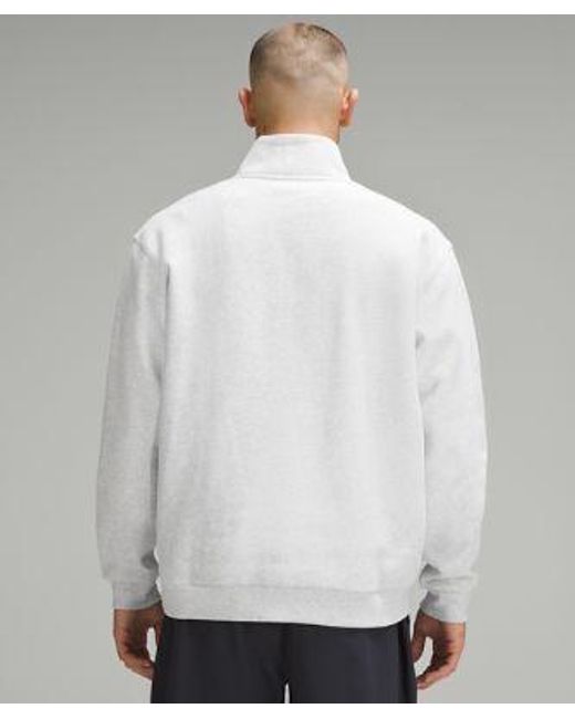 lululemon athletica Gray Steady State Half Zip for men