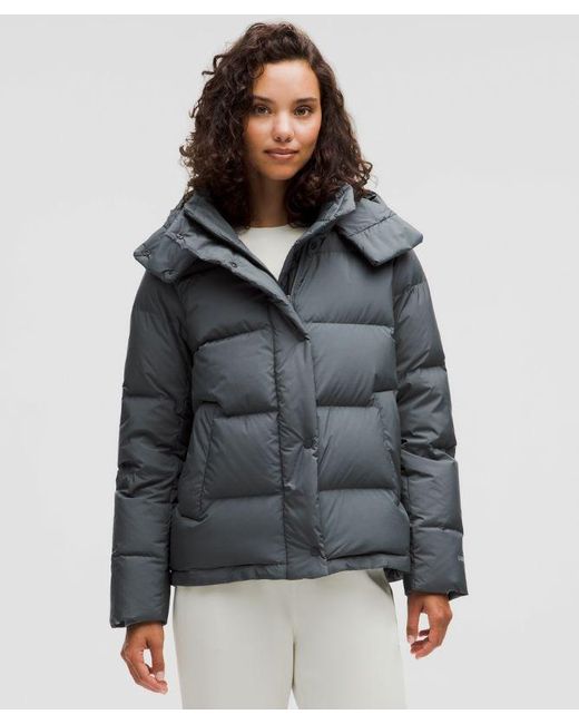 lululemon Wunder Puff 600-Down-Fill Jacket in Grey | Lyst UK