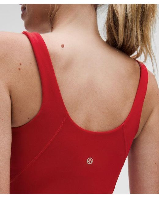 lululemon athletica Red – Align Tank Top Light Support, A/B Cup – – Size 4