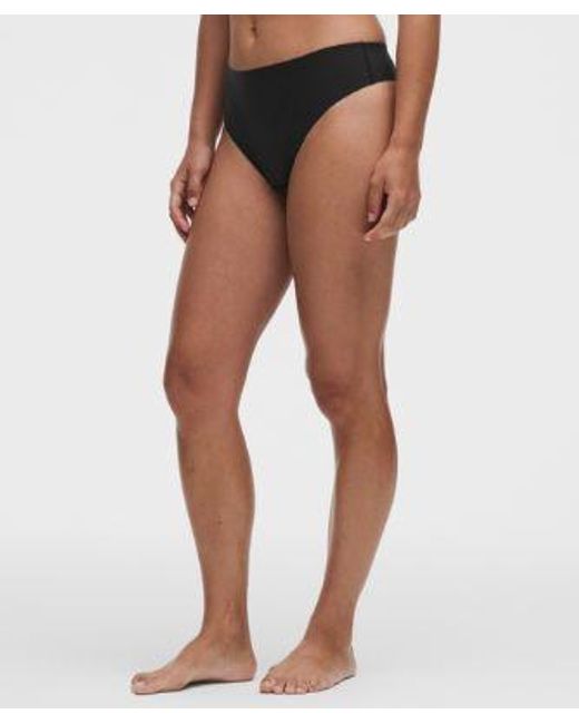lululemon athletica Black – Nulu Added Absorbency Extra-High-Rise Thong Underwear – – Size Small