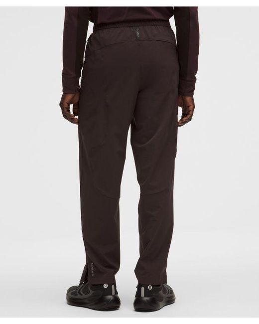 lululemon athletica Brown – Nylon Track Pants Slnsh Collection – – Size Large for men
