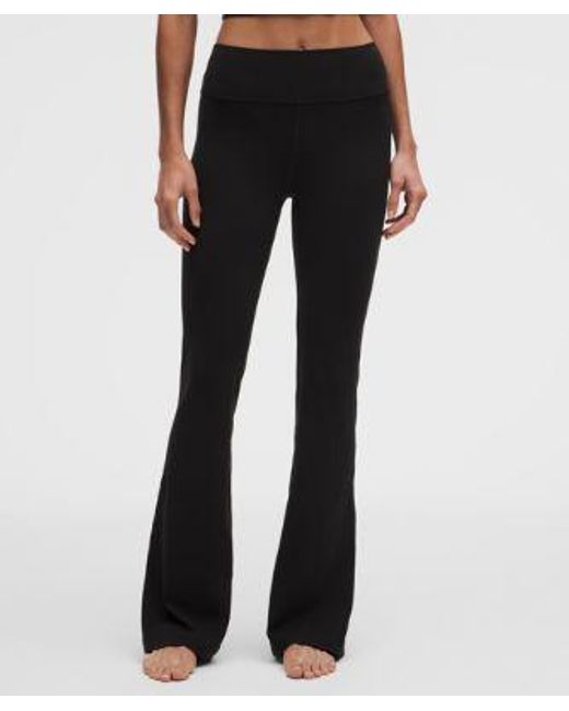 lululemon athletica Black Groove Nulu High-Rise Flared Pant