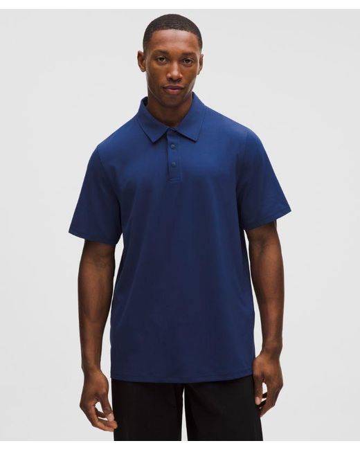 lululemon athletica Blue – Showzero Classic-Fit Polo Shirt – – Size Medium for men
