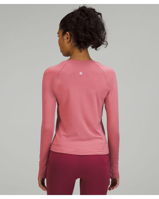 lululemon athletica Red Swiftly Tech Long-Sleeve Shirt 2