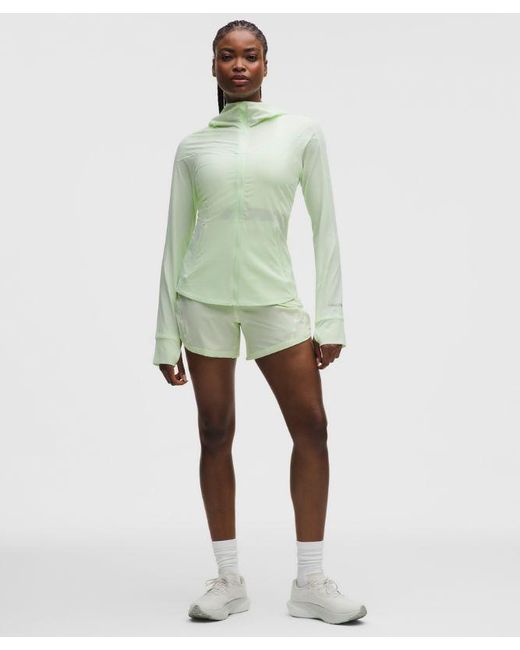 lululemon athletica Green – Track That High-Rise Lined Shorts – 5" – /Pastel – Size 4