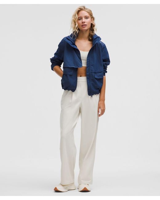 lululemon athletica Blue – Always Effortless Classic-Fit Jacket – – Size 4