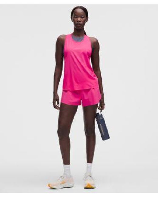 lululemon athletica Pink Fast And Free Singlet