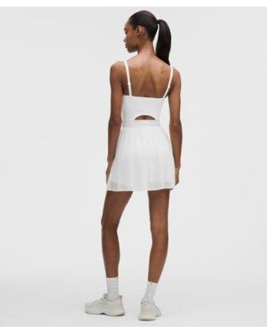 lululemon athletica White Ace Advantage Cutout Tennis Dress