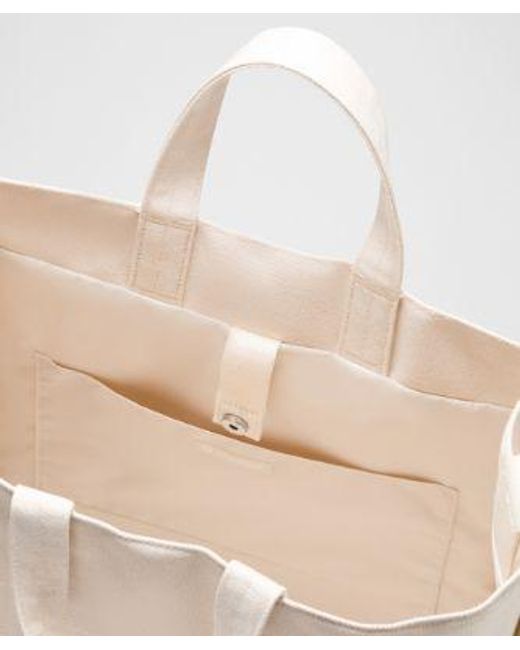 lululemon athletica White – Canvas Market Tote Bag 19L –